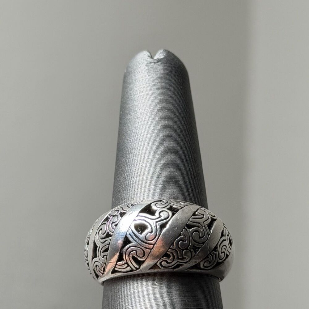 Vintage Brighton Chunky Size 9 Sterling Ring 13+ Grams